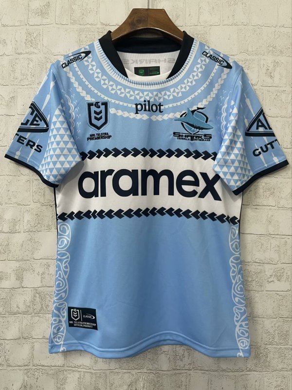 Sharks Rugby  jerseys home fans  1:1  2025