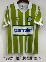 Retro Palmeiras Home  1:1 Quality Soccer Jersey   1992