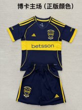 Boca Juniors Home Fans Kits  1:1 Quality Soccer Jersey  25-26 (kids and man )