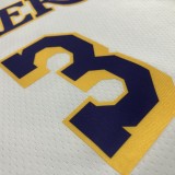 Los Angeles Lakers75 Year  White #3 DAVIS 1:1 Quality NBA Season Jerseys 2022