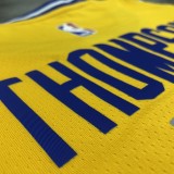 Golden State Warriors Yellow  #11  THOMPSON  1:1 Quality NBA Season Jerseys
