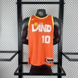 Cleveland Cavaliers Orange City Edition #10 GARLAND 1:1 Quality NBA  Season Jerseys 2026