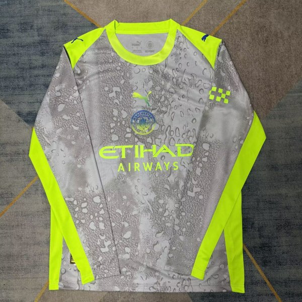 Manchester City Long  Third Away Fans 1:1 Quality Soccer Jersey  25-26