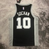 San Antonio Spurs Black #10 SOCHAN 1:1 Quality NBA  Season Jerseys 2023