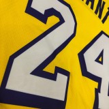 Los Angeles Lakers Kobe  #24 BRYANT  with star  1:1 Quality NBA Season Jerseys