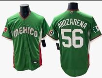 MLB mexico Green #56  AROZARENA 1:1 Quality Baseball  Jerseys  World Cup