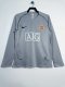 Retro Manchester United long  Goalkeeper Grey  1:1 Quality Soccer Jersey 2007-2008