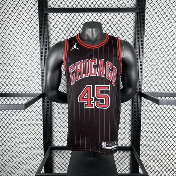 Chicago Bulls JORDAN Black  #45 JORDAN  1:1 Quality NBA Jerseys  2026