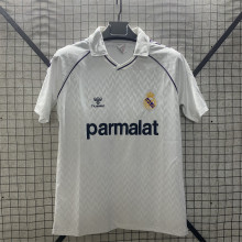 Retro Real Madrid home 1:1 Quality Soccer Jersey  1986