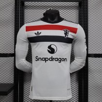 Manchester United third away Long Sleeve Player 1:1 Quality Soccer Jersey    24-25