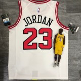 Chicago Bulls White #23 JORDAN 1:1 Quality NBA  Season Jerseys