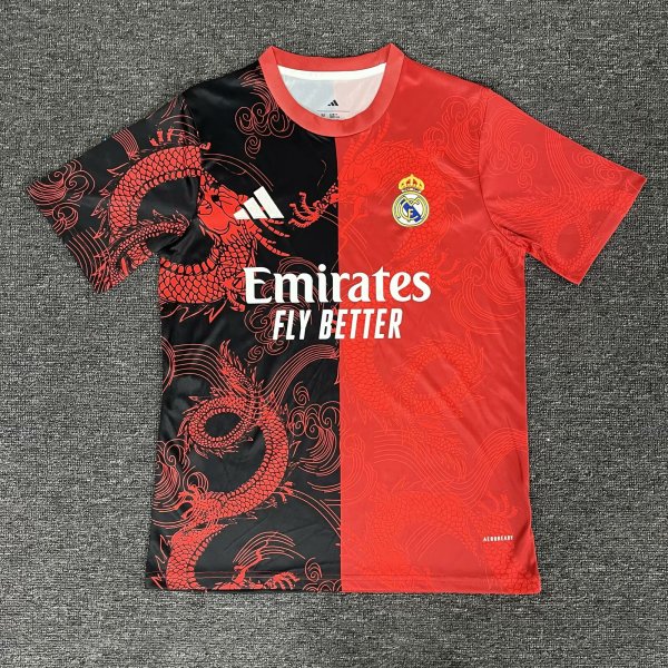 Real Madrid  Special Edition Red/Black Fans 1:1 Quality Soccer Jersey   25-26