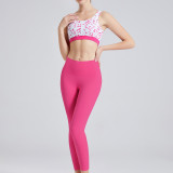 yoga clothes  Movement Rose Red/Movement Orange Red Set