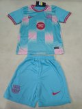 Barcelona Training clothing kids  1:1 Quality Soccer Jersey  25-26