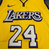 Los Angeles Lakers Kobe  #24 BRYANT  with star  1:1 Quality NBA Season Jerseys