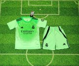 Real Madrid Goalkeeper kids 1:1 Quality Soccer Jersey  25-26