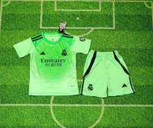 Real Madrid Goalkeeper kids 1:1 Quality Soccer Jersey  25-26