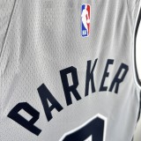 San Antonio Spurs Grey #9 PARKER 1:1 Quality NBA  Season Jerseys 2021
