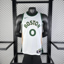 Boston Celtics City Edition White #4 TATUM 1:1 Quality NBA Jerseys  2024
