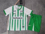 Atletico Nacional home kids  1:1 Quality Soccer Jersey  25-26