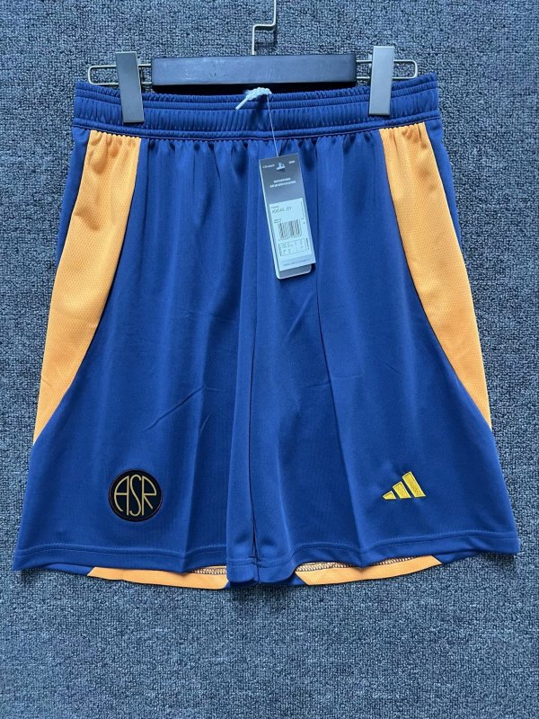 Roma third away shorts pants 1:1 Quality Soccer Jersey  24-25