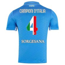 Napoli  Champion  Home  Fans 1:1 Quality Soccer Jersey  23-24