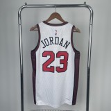 Chicago Bulls City Edition  White  #23 JORDAN 1:1 Quality NBA  Season Jerseys  2023