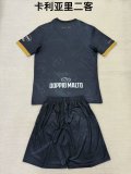 CAGLIARI three  away Kids 1:1 Quality Soccer Jersey   24-25