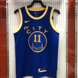 Golden State Warriors Blue Tram City Edition #11 THOMPSON 1:1 Quality NBA Season Jerseys 2021