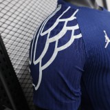PSG Paris three away player 1:1 Quality Soccer Jersey   24-25