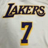 Los Angeles Lakers White #7 ANTHONY 1:1 Quality NBA Season Jerseys