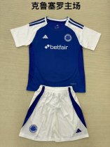 Cruzeiro   home fans kits  1:1 Quality Soccer Jersey   25-26 (kids and man )