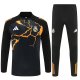 Real Madrid  Player Training  Tracksuit Black Orange (Kids And Man )  1:1  25-26