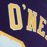 Retro Los Angeles Lakers Purple #34 O'NEAL  1:1 Quality NBA Season Jerseys  1998-1999