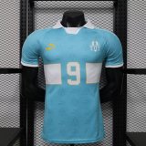 Marseille Special Edition Blue  #9 Player 1:1 Quality Soccer Jersey  25-26