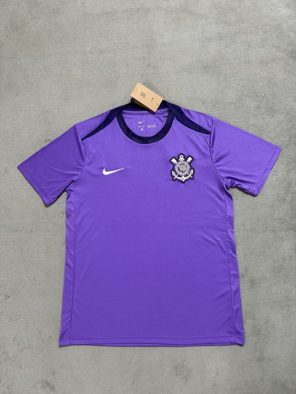 Corinthians training fans 1:1 Quality Soccer Jersey   25-26