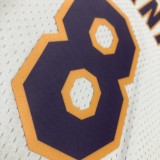 Los Angeles Lakers Retro Kobe #8 BRYANT White Hardwood Classics Swingman NBA Jersey 2003-2004