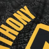 Los Angeles Lakers Black  snake pattern #7 ANTHONY 1:1 Quality NBA Season Jerseys