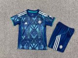 Leicester City Away Kids  1:1 Quality Soccer Jersey  25-26