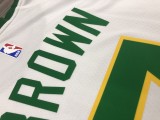 Retro Boston Celtics White #7 BROWN  1:1 Quality NBA Jerseys  2019