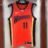 Golden State Warriors Orange Rookie #11 THOMPSON  1:1 Quality NBA Season Jerseys