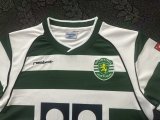 Retro Sporting Lisbon Home Kits Suit  1:1 Quality Soccer Jersey 2001-2003