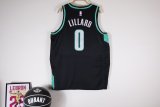 Portland Trail Blazers City Edition Black  #0 LILLARD NBA Jerseys  25-26