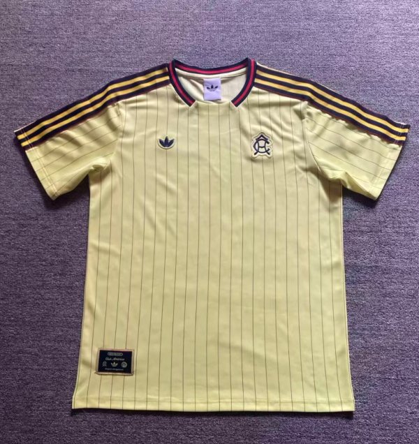 America T-shirt Special Edition Yellow 1:1 Quality Soccer Jersey    25-26
