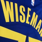 Golden State Warriors Blue V-Neck  #33 WISEMAN 1:1 Quality NBA Season Jerseys 2020