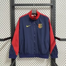 Barcelona Windbreaker  Blue 1:1 Quality Soccer Jersey  25-26