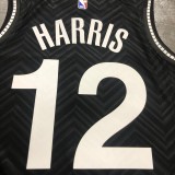 Brooklyn Nets Reward Edition Black #12 HARRIS 1:1 Quality NBA  Season Jerseys 2021