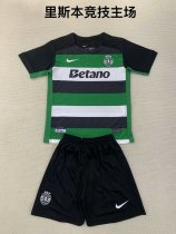 Sporting Lisbon home kids  1:1 Quality Soccer Jersey   24-25