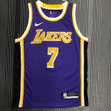 Los Angeles Lakers Purple #7 ANTHONY 1:1 Quality NBA Season Jerseys