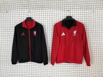 Liverpool  Two-sided Red Black Windbreaker 25-26